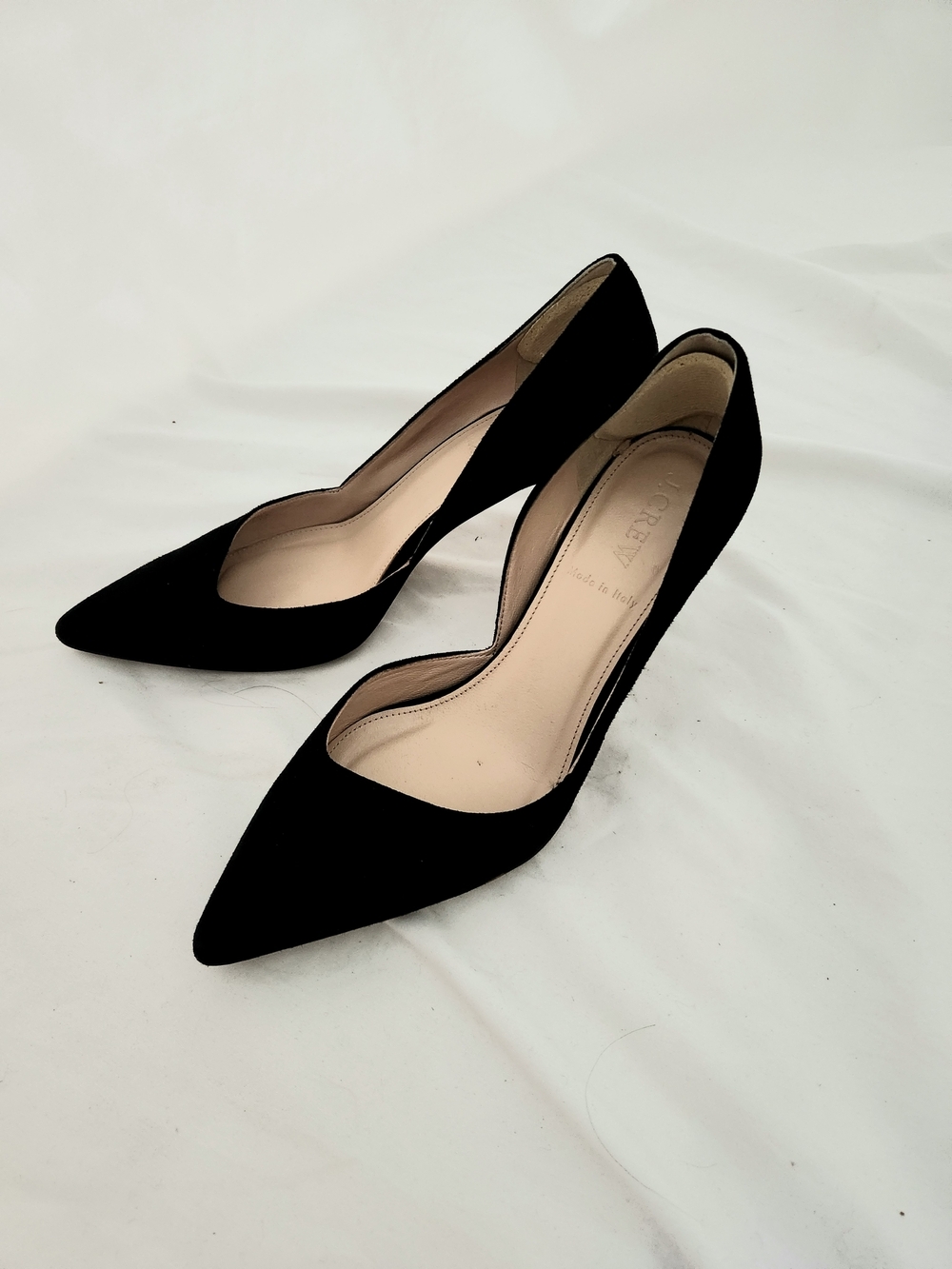 J. Crew Made In Italy Classic Black Pointed-Toe Women's Pumps